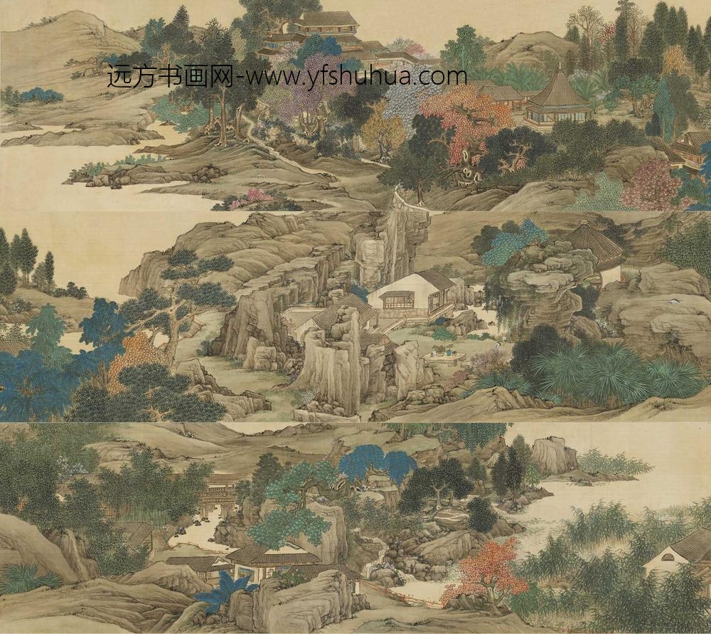 任熊_范湖草堂图卷_