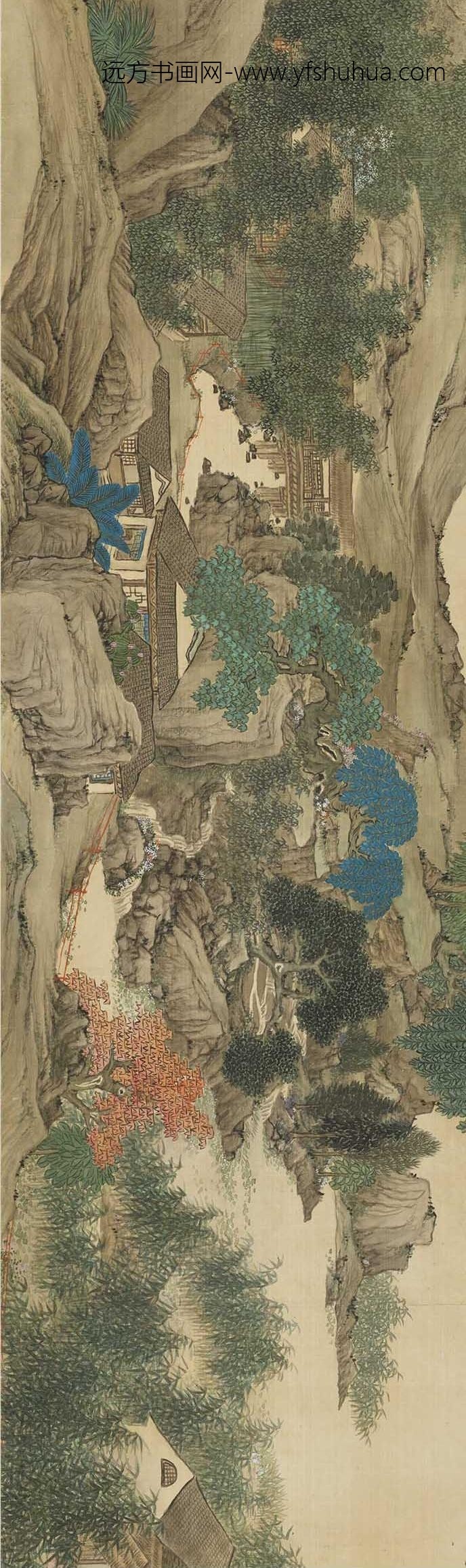 任熊_范湖草堂图卷__