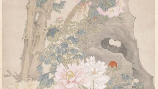 任薰 牡丹山雉图轴.jpg