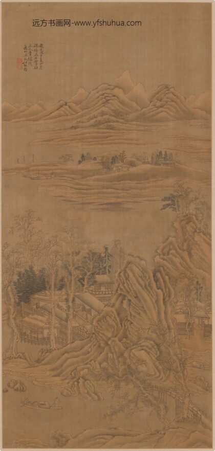 任预 仿王翚山水图轴.jpg