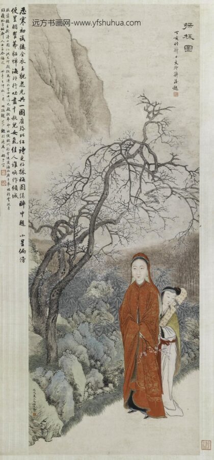 任预 探梅图轴.jpg