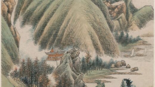 任预 秋山萧寺图轴.jpg
