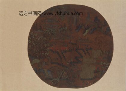 佚名 云山殿阁图纨扇页.jpg