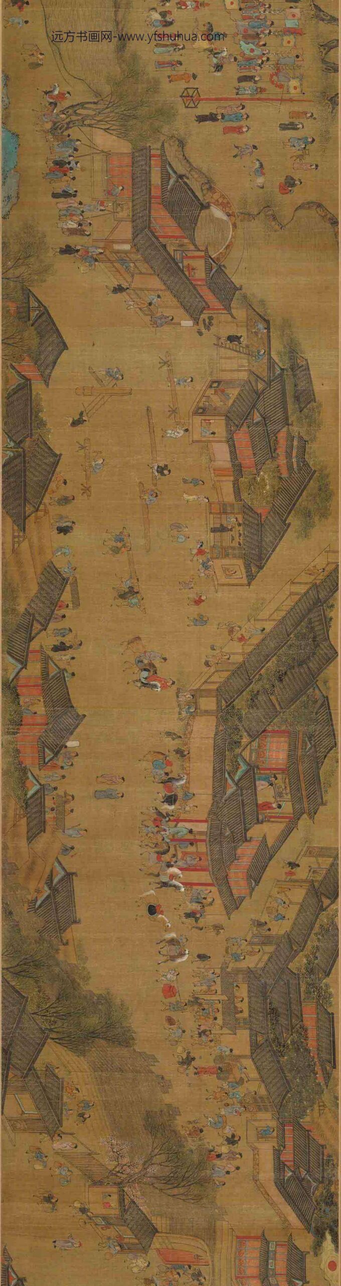 佚名_仿张择端清明上河图卷_