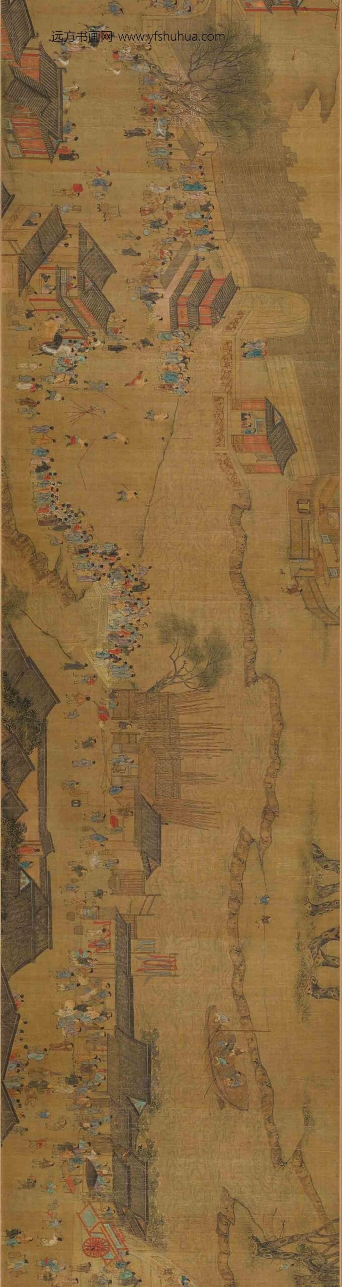 佚名_仿张择端清明上河图卷_