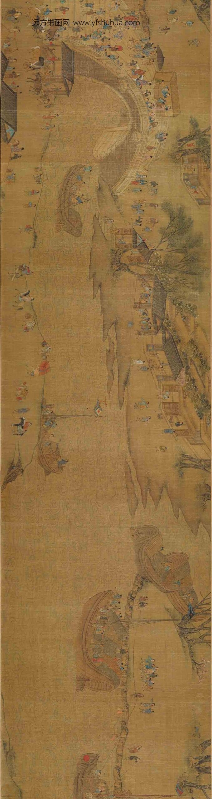 佚名_仿张择端清明上河图卷_