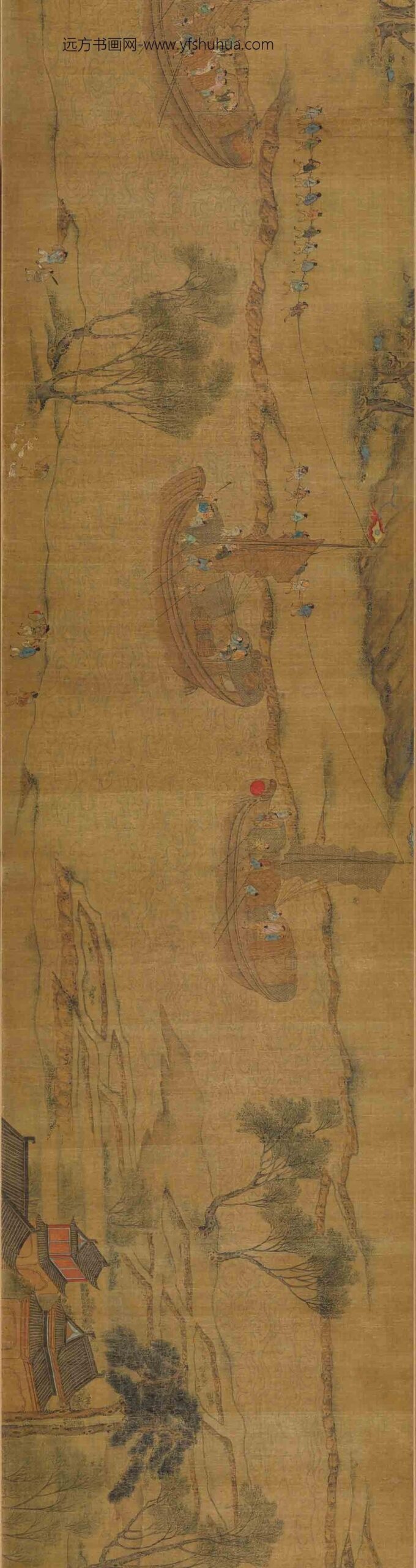 佚名_仿张择端清明上河图卷_