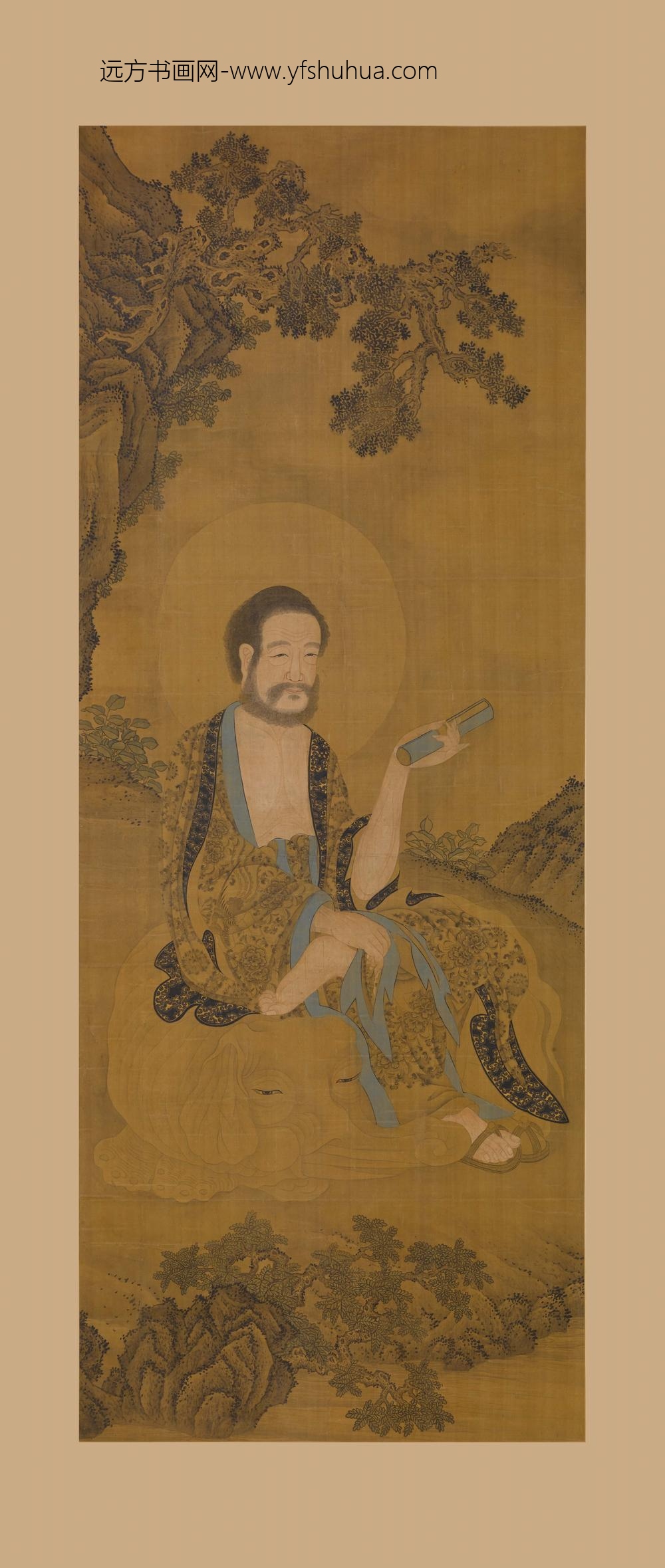 佚名_佛像图轴-