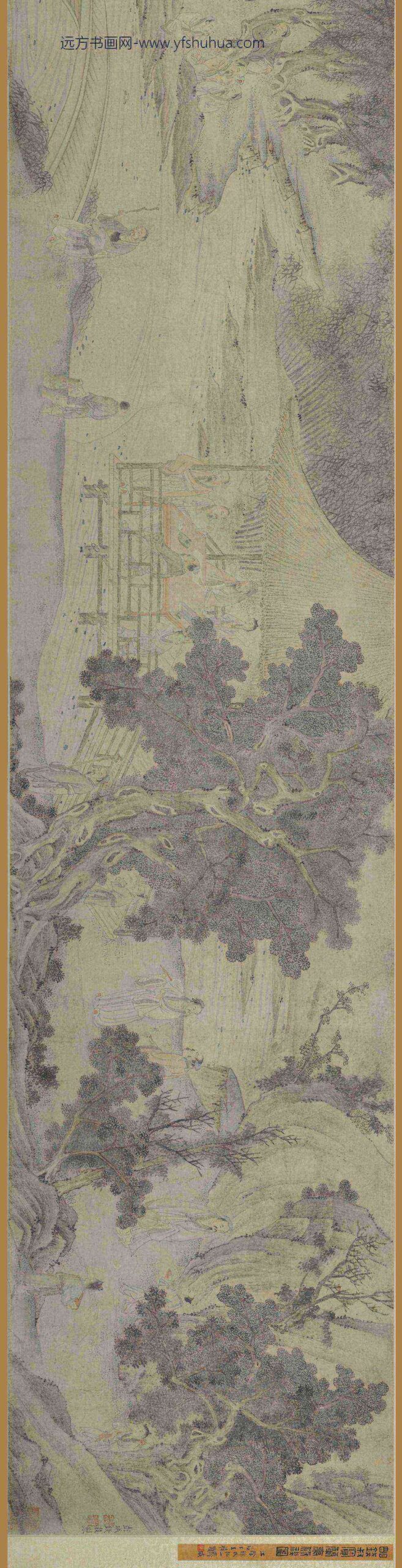 佚名_兰亭修禊图卷_