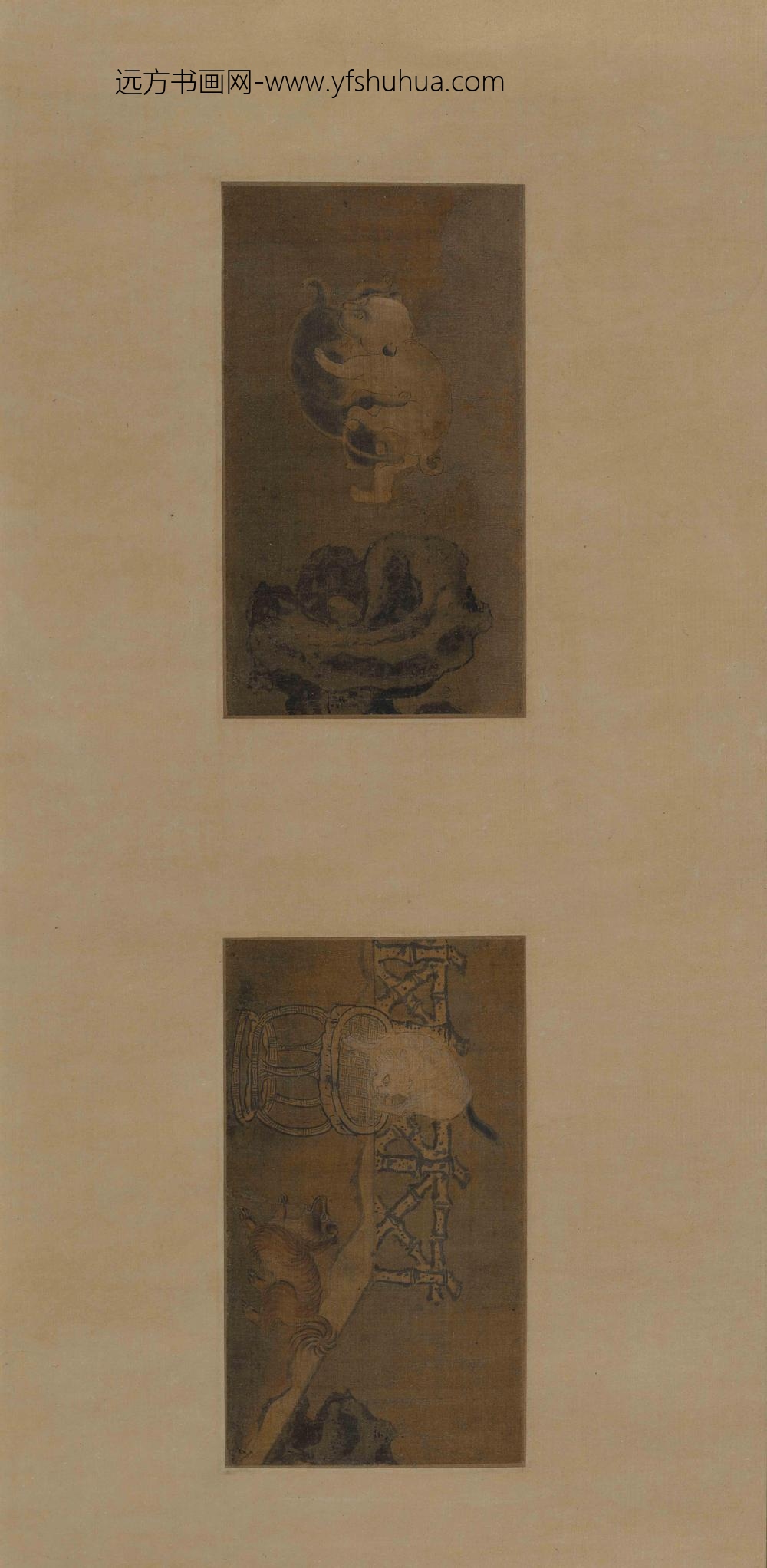 佚名_写生四段图卷_