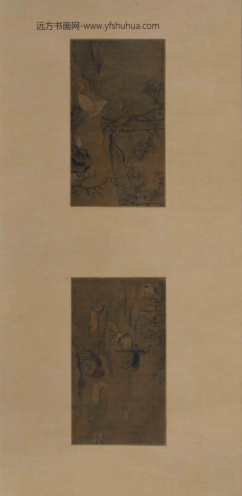 佚名_写生四段图卷_