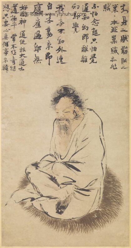 佚名 参禅图轴.jpg