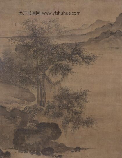 佚名 寒林平远图轴.jpg