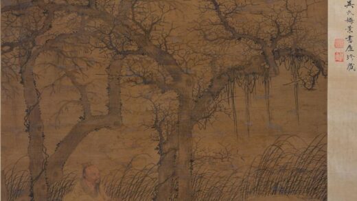 佚名 寒林罢钓图轴.jpg