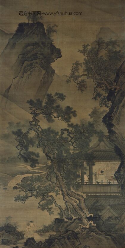 佚名 山楼风雨图轴.jpg