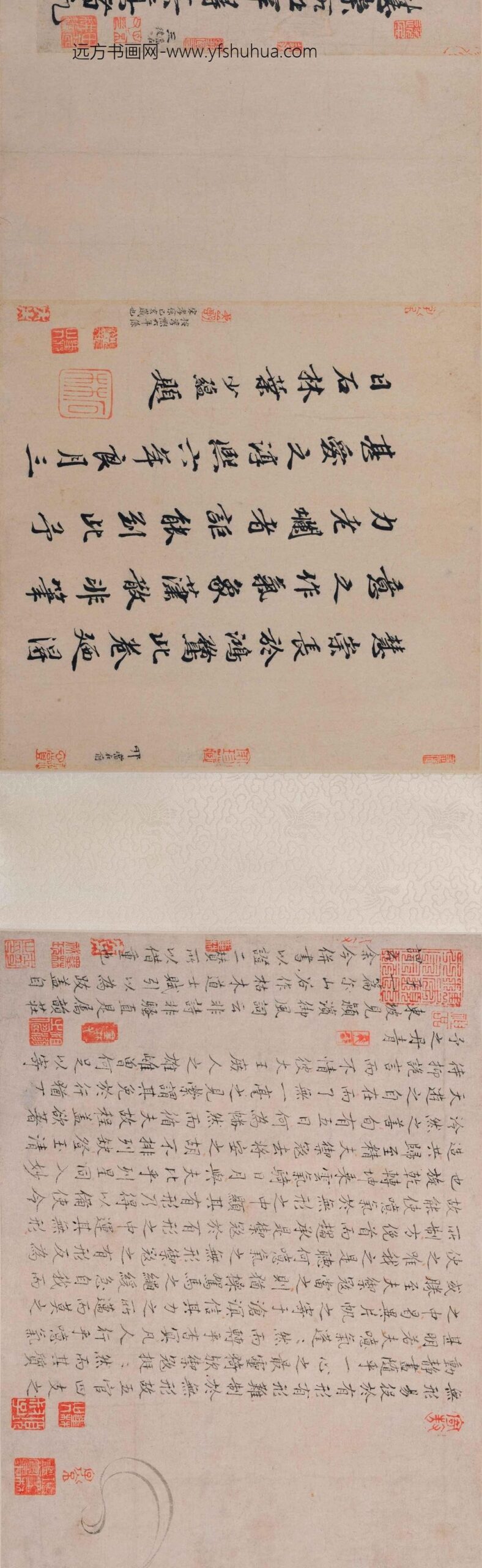 佚名_庄列高风图卷_