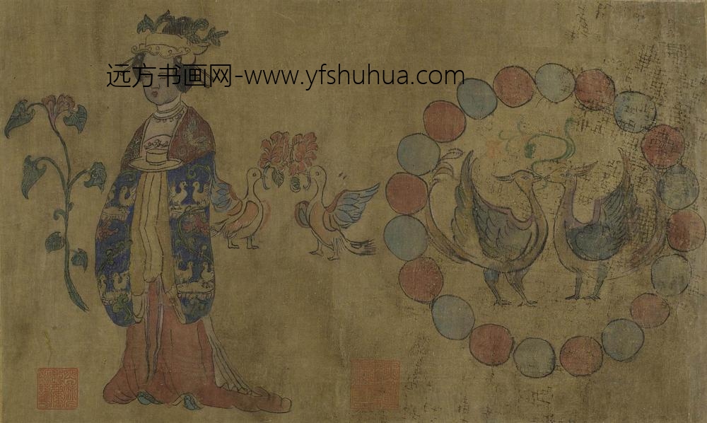 佚名_星相仕女图卷