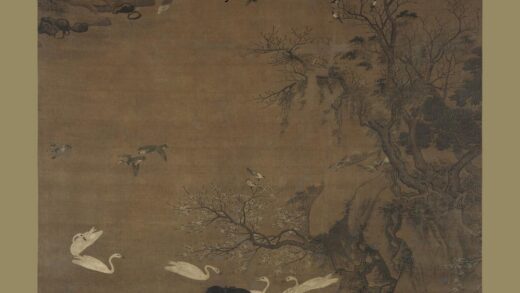 佚名 春江聚禽图轴.jpg