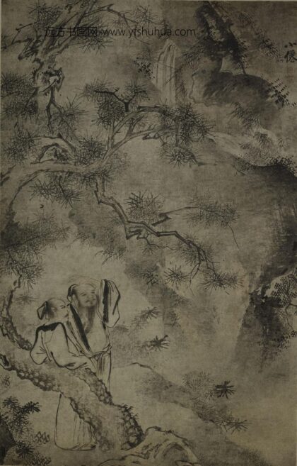 佚名 松下听瀑图轴.jpg