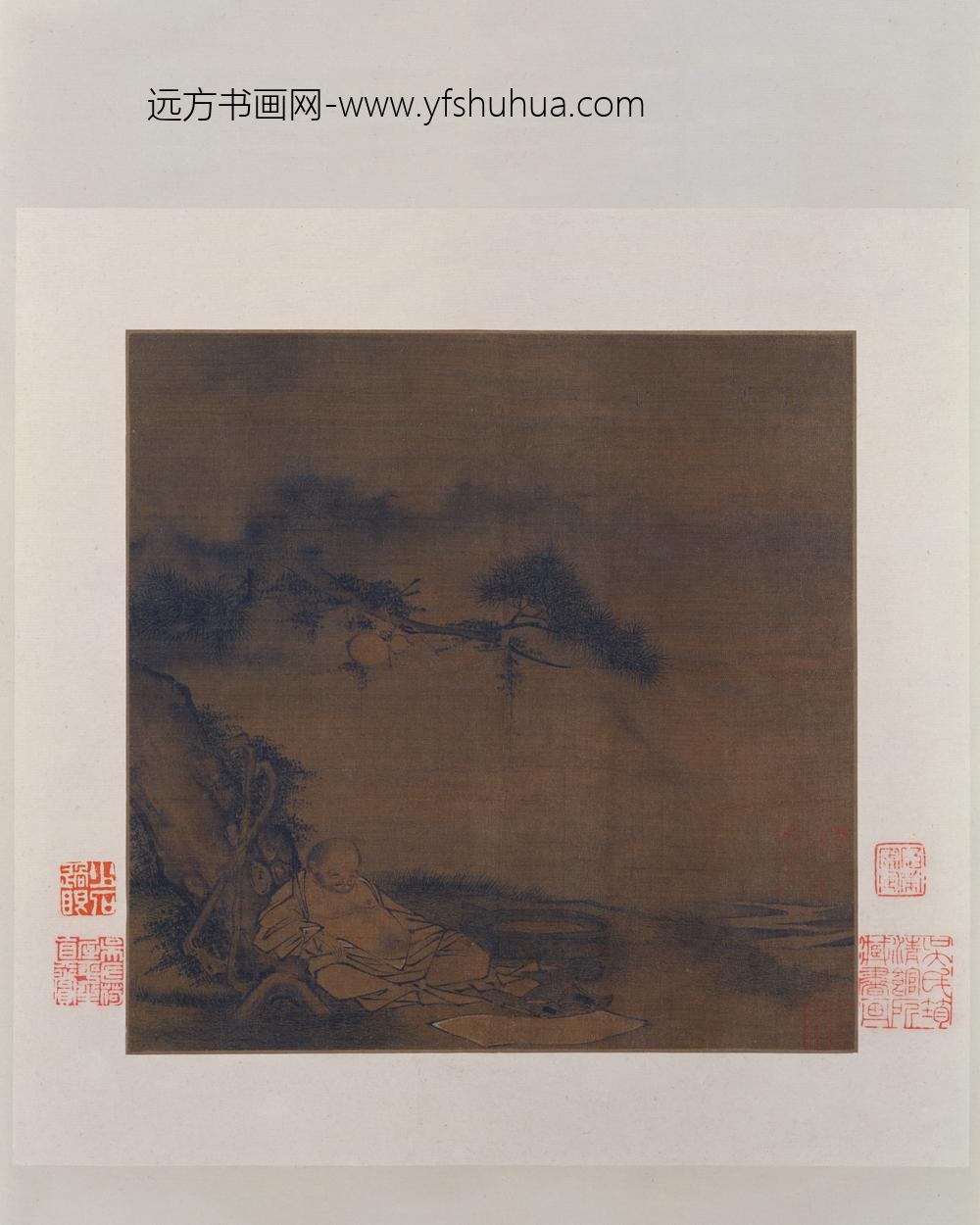 佚名_松下息寂图页