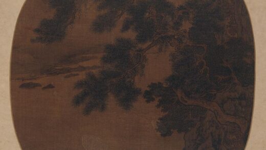 佚名 松溪濯足图纨扇页.jpg