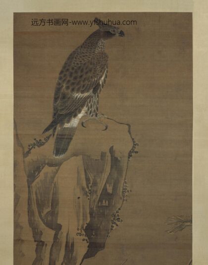 佚名 松鹰梅鹊图轴.jpg