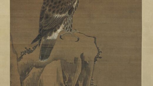 佚名 松鹰梅鹊图轴.jpg