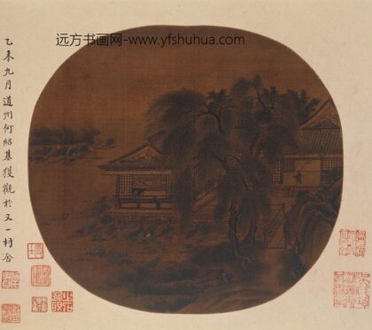 佚名 水阁乘凉图纨扇页.jpg