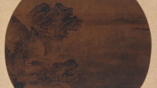 佚名 江上双帆图纨扇页.jpg