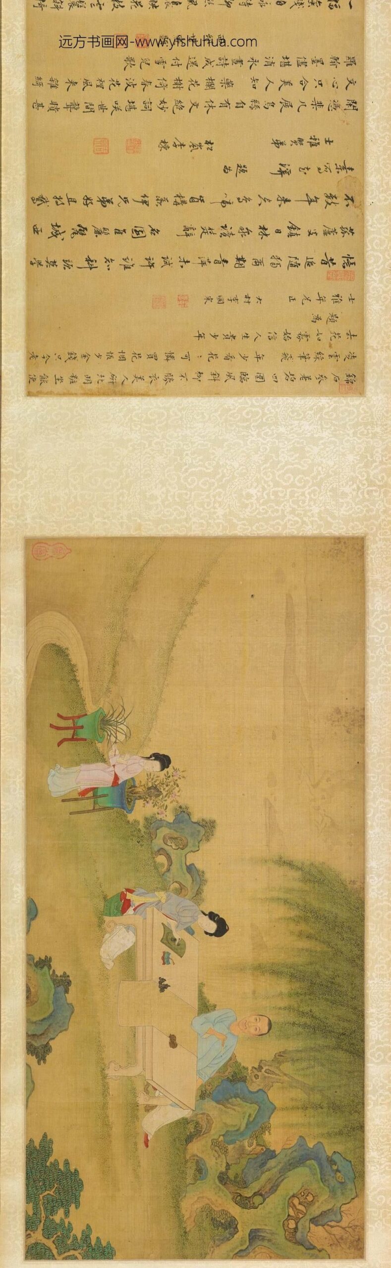 佚名_沈士雅肖像图卷_