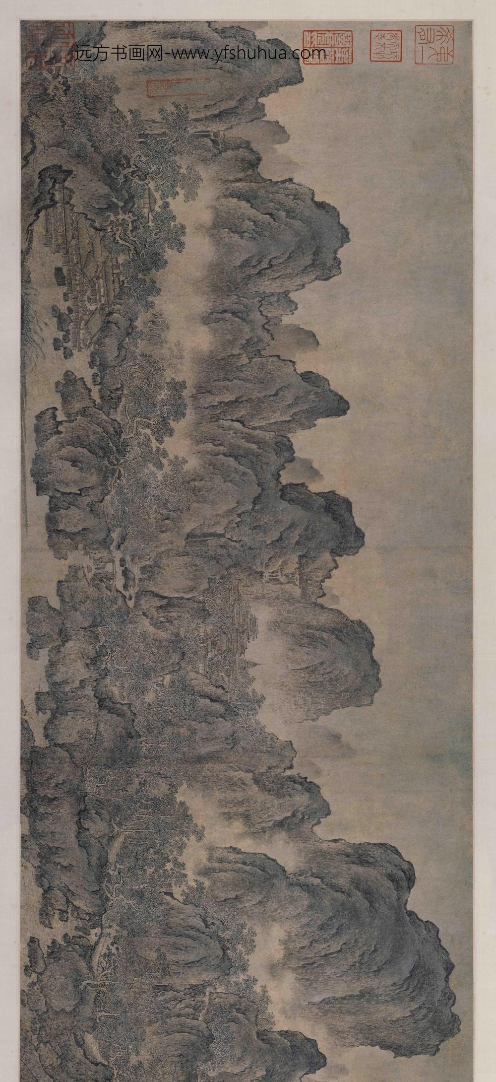 佚名_溪山图卷_