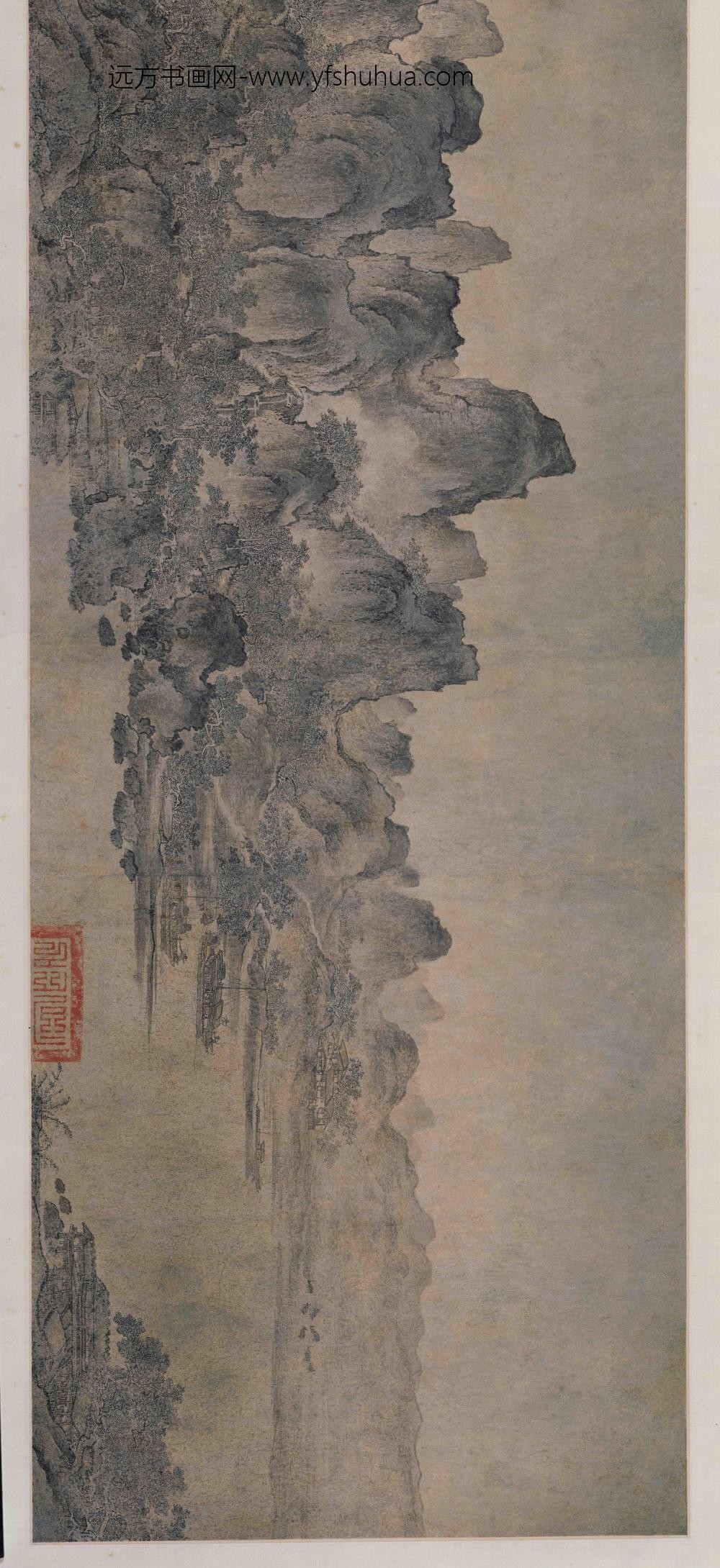 佚名_溪山图卷_