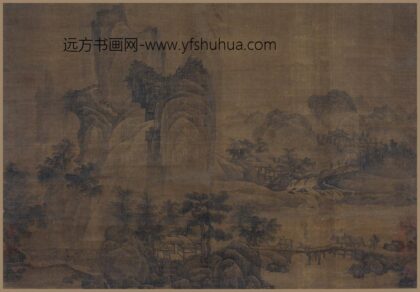 佚名 溪桥归牧图轴.jpg