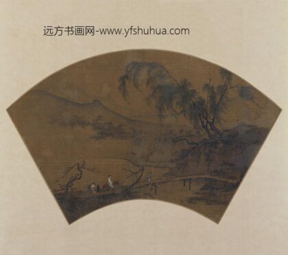 佚名 溪桥归骑图页.jpg