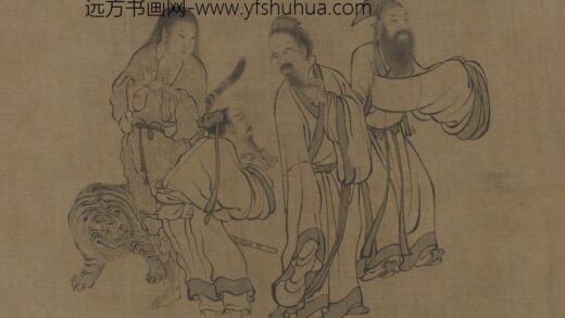 佚名 白描群仙图卷.jpg