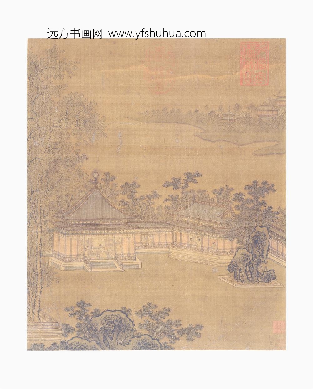 佚名_碧梧庭榭图散页