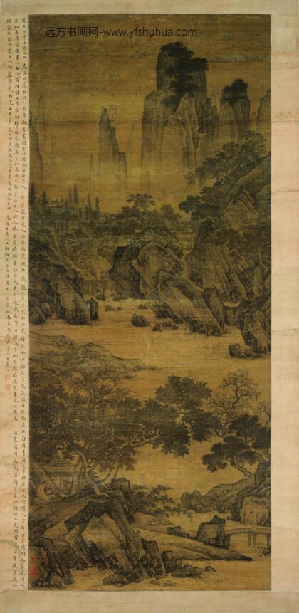 佚名 秋林策马图轴.jpg