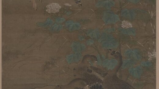 佚名 芙蓉芦雁图轴.jpg