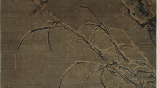 佚名 芦汀鸳鸯图轴.jpg