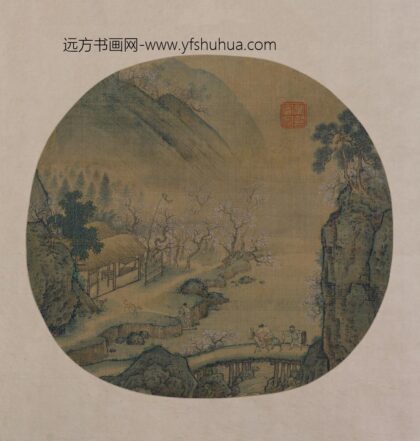 佚名 花坞醉归图纨扇页.jpg