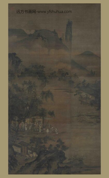 佚名 莲塘宴集图轴.jpg