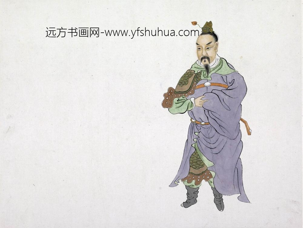 佚名_陆机陆云二像页_