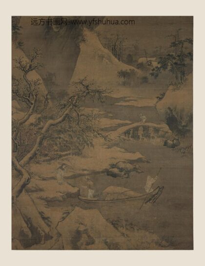 佚名 雪溪沽鱼图轴.jpg