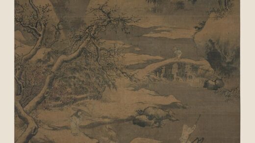 佚名 雪溪沽鱼图轴.jpg