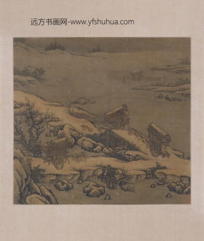 佚名 雪溪行旅图页.jpg