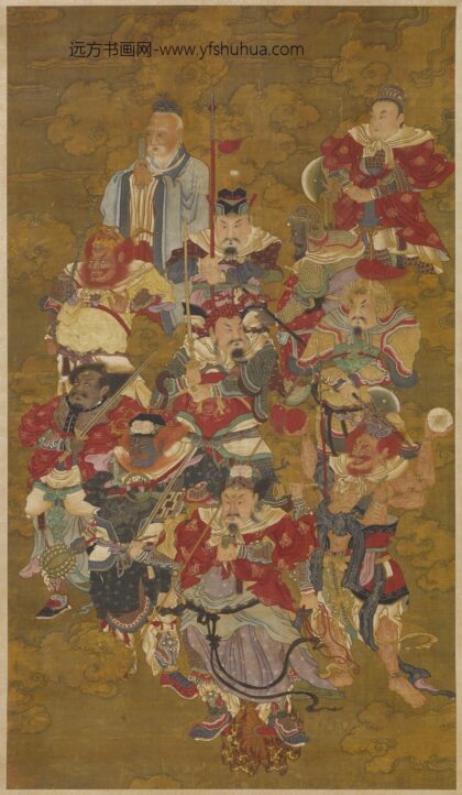 佚名 雷部神将图轴.jpg