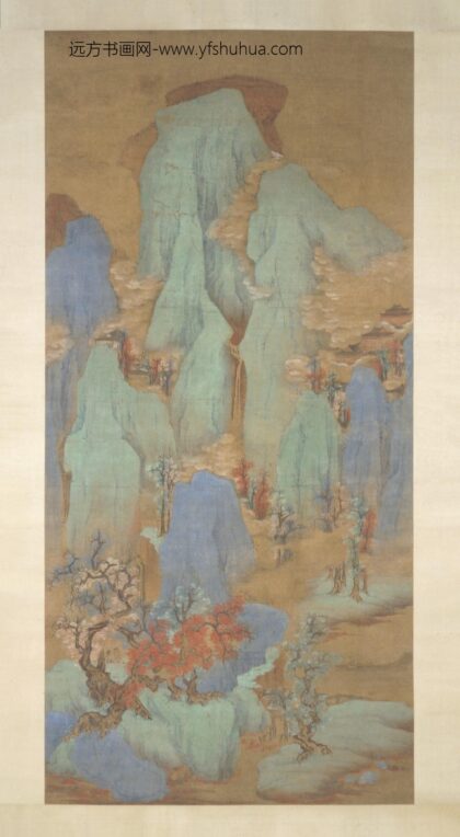 佚名 青山红树图轴.jpg