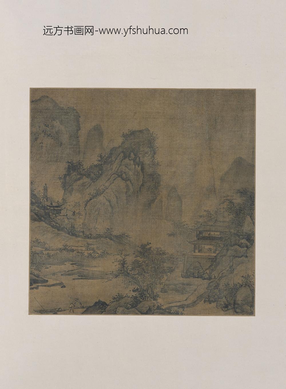 佚名_风雨归客图散页