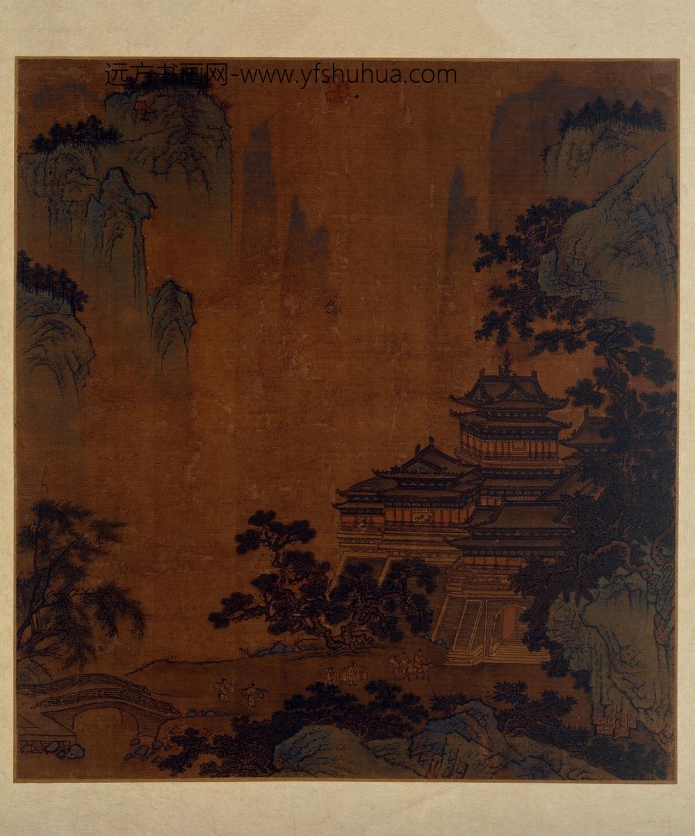 佚名_黄鹤楼图散页