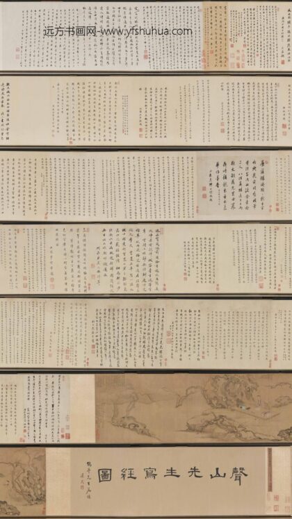 俞培 查昇写经像图卷.jpg